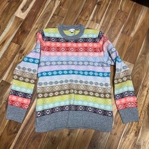 GAP Fairisle Wool Sweater (55% Lambswool/45% nylon)